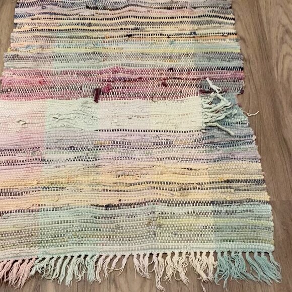 Long Rag Rug Multicolored - Picture 9 of 9